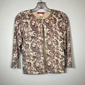 vintage paisley cardigan